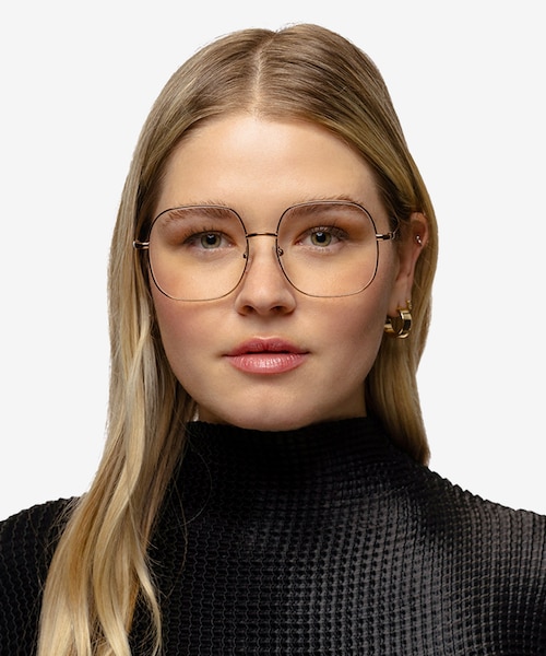 Movement Rose Gold MetalEyeglass Frames for Women from EyeBuyDirect