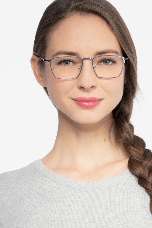 Wind Silver MetalEyeglass Frames for Women from EyeBuyDirect