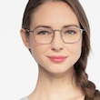 Wind Silver MetalEyeglass Frames for Women from EyeBuyDirect