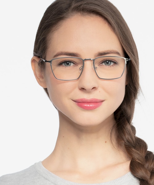 Wind Silver MetalEyeglass Frames for Women from EyeBuyDirect