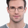 Tampa Black MetalEyeglass Frames for Men from EyeBuyDirect