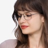 Tampa Black MetalEyeglass Frames for Women from EyeBuyDirect