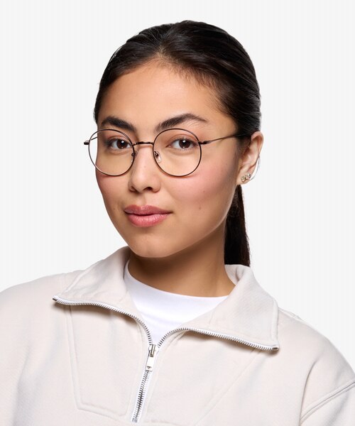 Dapper Café MétalMontures de lunettes de vue pour Femmes d'EyeBuyDirect