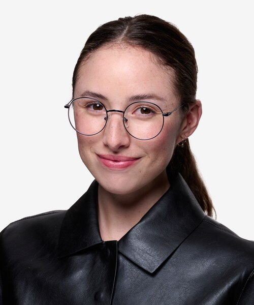Dapper Navy MetalEyeglass Frames for Women from EyeBuyDirect