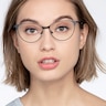 Sisi Black MetalEyeglass Frames for Women from EyeBuyDirect