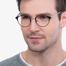 Broadway Gunmetal MetalEyeglass Frames for Men from EyeBuyDirect