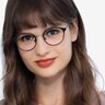 Broadway Gunmetal MetalEyeglass Frames for Women from EyeBuyDirect