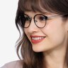 Broadway Black MetalEyeglass Frames for Women from EyeBuyDirect
