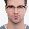 The Works Black MetalEyeglass Frames for Men from EyeBuyDirect