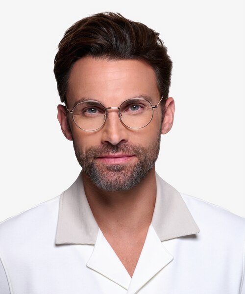 Bistro Golden MetalEyeglass Frames for Men from EyeBuyDirect