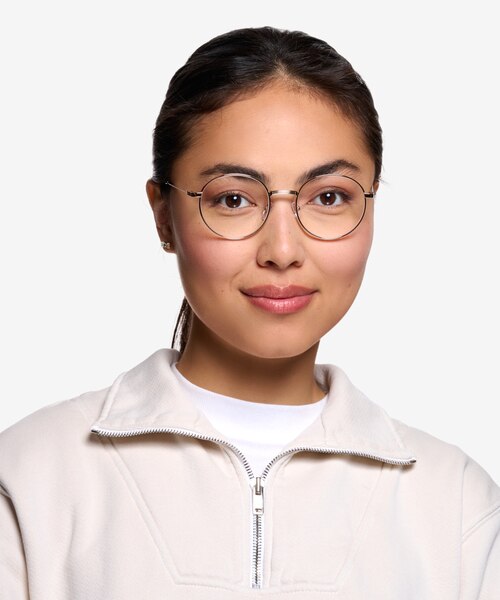 Bistro Golden MetalEyeglass Frames for Women from EyeBuyDirect