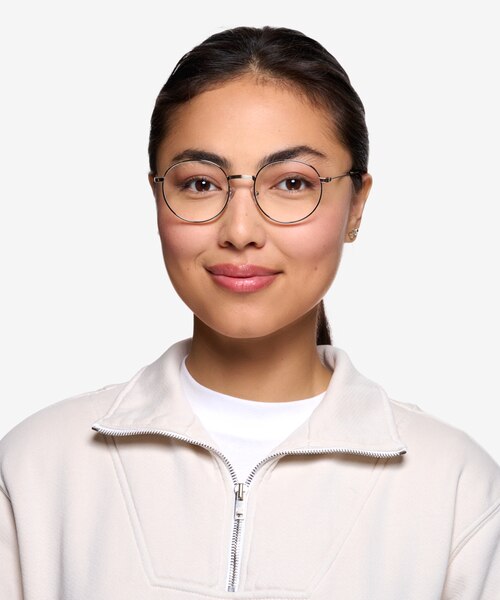 Bistro Argenté MétalMontures de lunettes de vue pour Femmes d'EyeBuyDirect