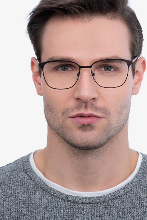 Avenue Brown MetalEyeglass Frames for Men from EyeBuyDirect