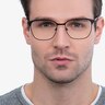 Avenue Brown MetalEyeglass Frames for Men from EyeBuyDirect