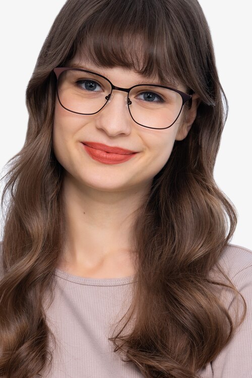 Avenue Brown MetalEyeglass Frames for Women from EyeBuyDirect