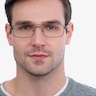 Maverick Brown MetalEyeglass Frames for Men from EyeBuyDirect