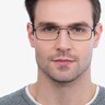 Maverick Black MetalEyeglass Frames for Men from EyeBuyDirect