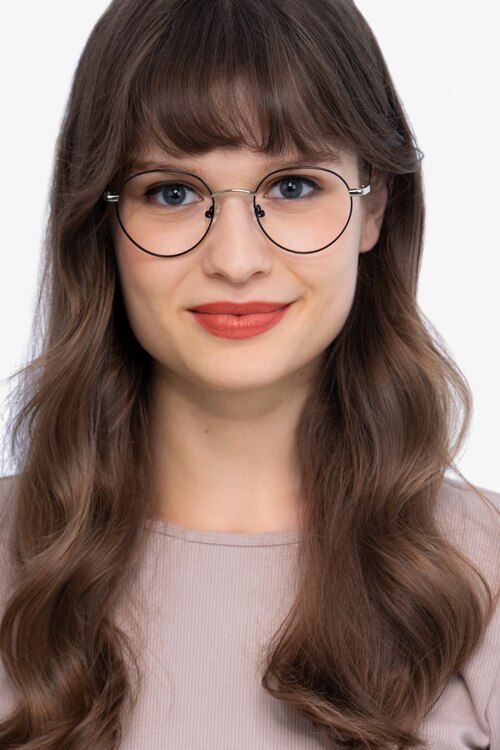 Retell Noir MétalMontures de lunettes de vue pour Femmes d'EyeBuyDirect