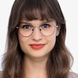 Retell Black MetalEyeglass Frames for Women from EyeBuyDirect