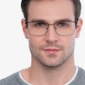 Castle Café MétalMontures de lunettes de vue pour Hommes d'EyeBuyDirect