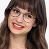 Aero Gray Floral MétalMontures de lunettes de vue pour Femmes d'EyeBuyDirect
