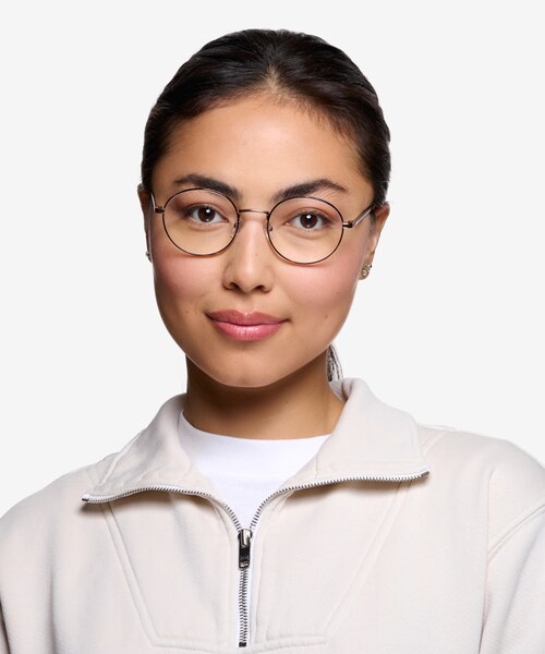 Aero Tortoise Golden MetalEyeglass Frames for Women from EyeBuyDirect