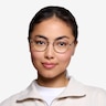 Aero Tortoise Golden MetalEyeglass Frames for Women from EyeBuyDirect
