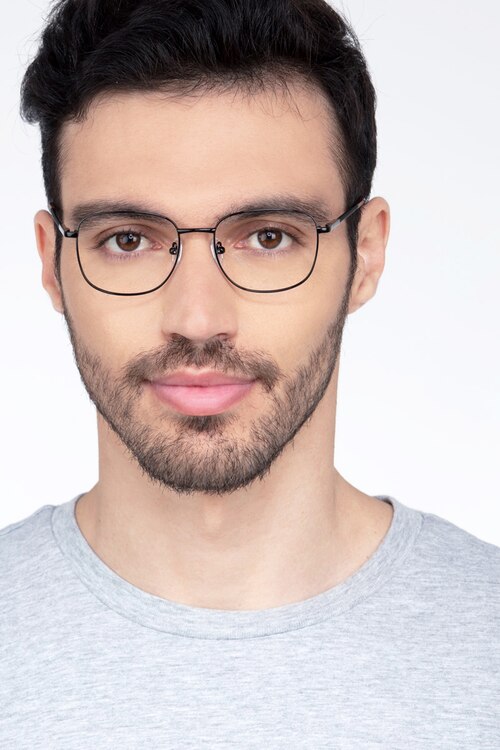 Aspect Black MetalEyeglass Frames for Men from EyeBuyDirect