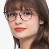 Shimmer Red MetalEyeglass Frames for Women from EyeBuyDirect