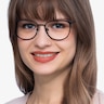 Shimmer Black MetalEyeglass Frames for Women from EyeBuyDirect