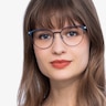 Nadia Blue MetalEyeglass Frames for Women from EyeBuyDirect