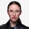 Nadia Noir MétalMontures de lunettes de vue pour Femmes d'EyeBuyDirect