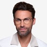 Nadia Rose Gold MetalEyeglass Frames for Men from EyeBuyDirect