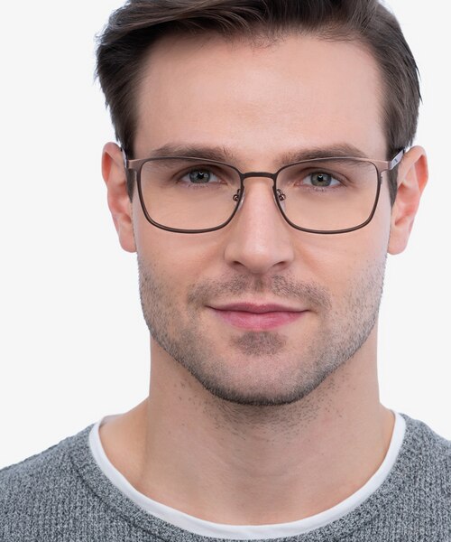 Dakota Brown MetalEyeglass Frames for Men from EyeBuyDirect