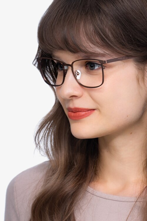 Dakota Brown MetalEyeglass Frames for Women from EyeBuyDirect
