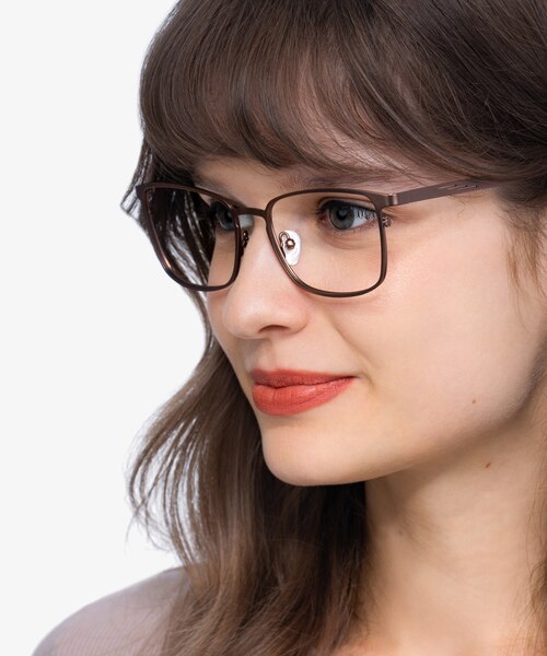 Dakota Brown MetalEyeglass Frames for Women from EyeBuyDirect