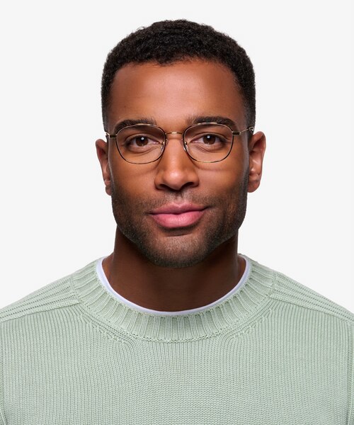 Fortune Tortoise MetalEyeglass Frames for Men from EyeBuyDirect