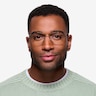 Fortune Tortoise MetalEyeglass Frames for Men from EyeBuyDirect