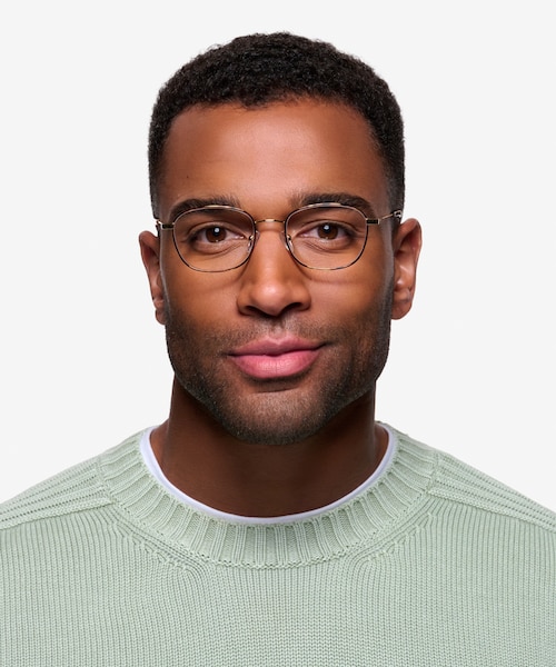 Fortune Tortoise MetalEyeglass Frames for Men from EyeBuyDirect