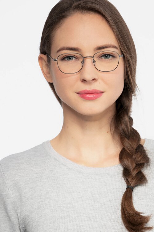 Fortune Gunmetal MetalEyeglass Frames for Women from EyeBuyDirect