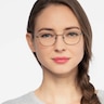 Fortune Gunmetal MetalEyeglass Frames for Women from EyeBuyDirect