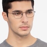Fortune Black MetalEyeglass Frames for Men from EyeBuyDirect