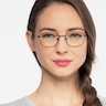 Fortune Black MetalEyeglass Frames for Women from EyeBuyDirect