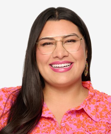 Golden Eight -  Vintage Metal Eyeglasses