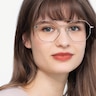 Eight Silver MetalEyeglass Frames for Women from EyeBuyDirect