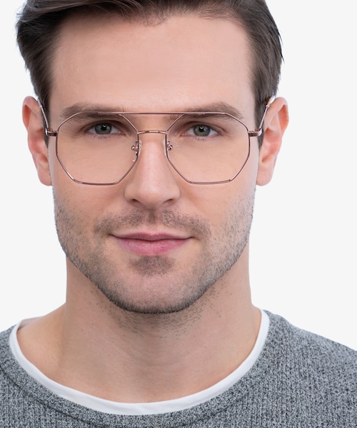 Eight Rose Gold MetalEyeglass Frames for Men from EyeBuyDirect
