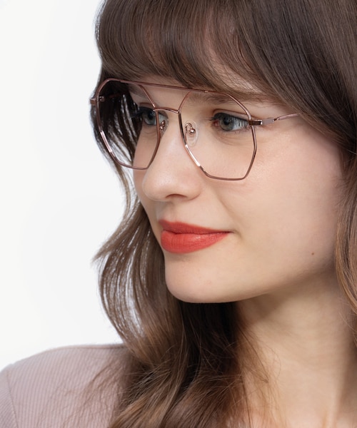 Eight Rose Gold MetalEyeglass Frames for Women from EyeBuyDirect