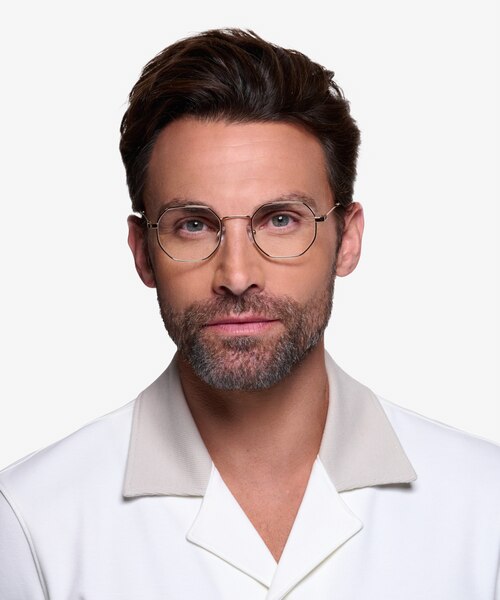Soar Golden MetalEyeglass Frames for Men from EyeBuyDirect