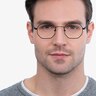 Soar Black MetalEyeglass Frames for Men from EyeBuyDirect