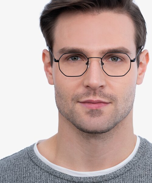 Soar Black MetalEyeglass Frames for Men from EyeBuyDirect